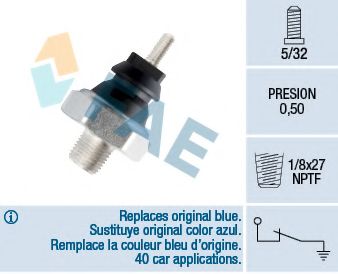 Датчик давления масла FAE 12040