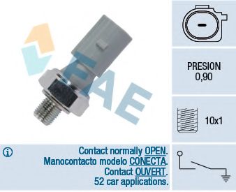 Датчик давления масла FAE 12865