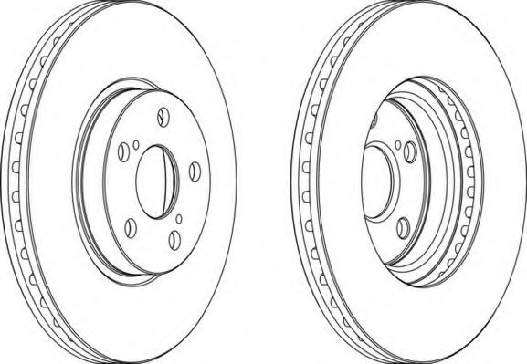 Тормозной диск NECTO WN1434