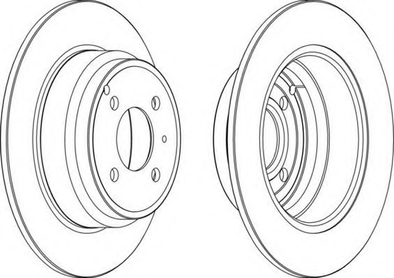 Тормозной диск NECTO WN600