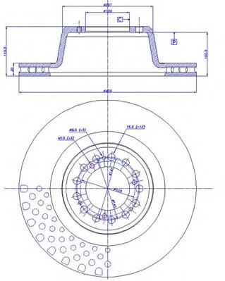 Тормозной диск CAR 150580