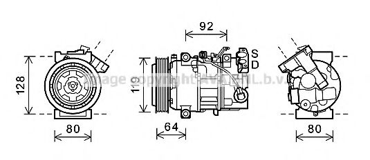 Компрессор, кондиционер AVA QUALITY COOLING RTAK492