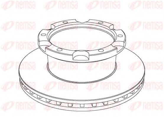 Тормозной диск KAWE NCA1036.20