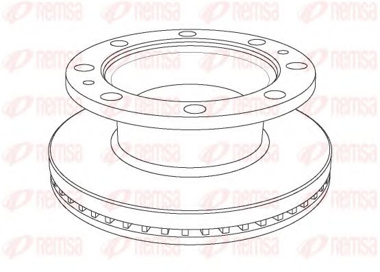 Тормозной диск KAWE NCA1103.20