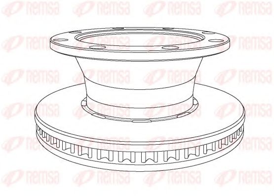 Тормозной диск KAWE NCA1124.20