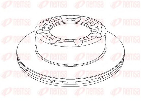 Тормозной диск KAWE NCA1140.20