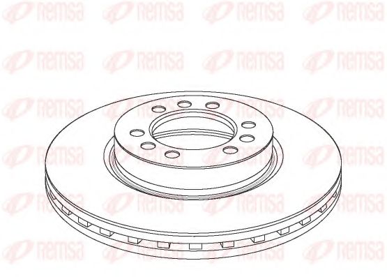 Тормозной диск KAWE NCA1180.20