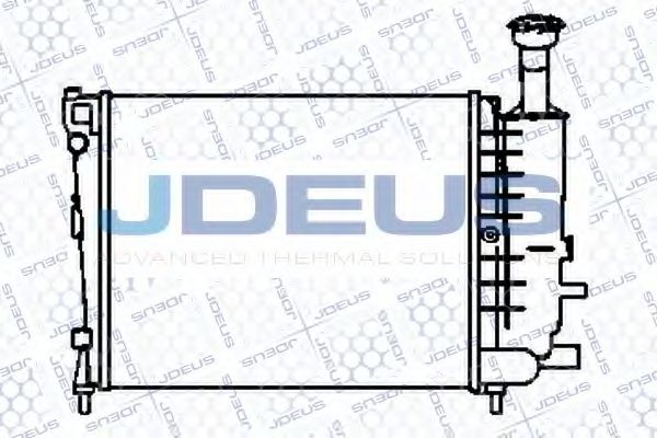 Радиатор, охлаждение двигателя JDEUS 007V07