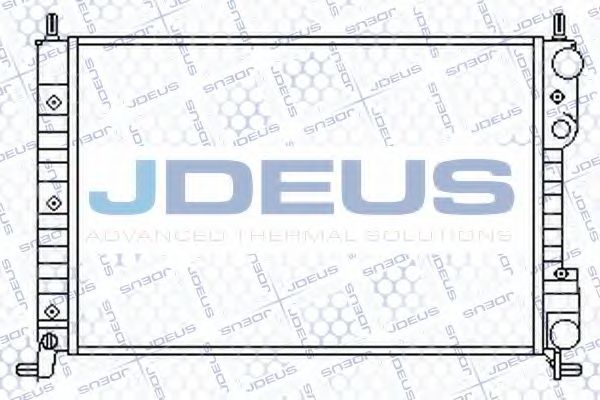 Радиатор, охлаждение двигателя JDEUS 011M58