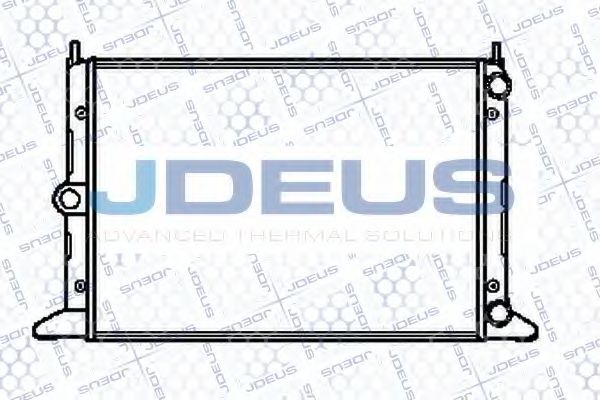 Радиатор, охлаждение двигателя JDEUS 012V09