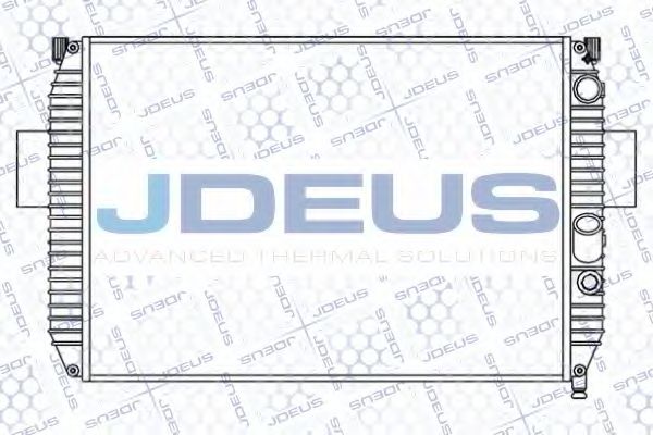 Радиатор, охлаждение двигателя JDEUS 014N06