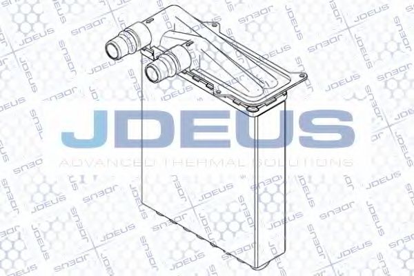 Теплообменник, отопление салона JDEUS RA2230790