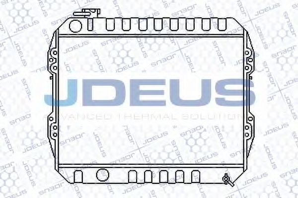 Радиатор, охлаждение двигателя JDEUS 028M32