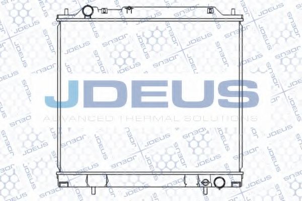 Радиатор, охлаждение двигателя JDEUS 018M31