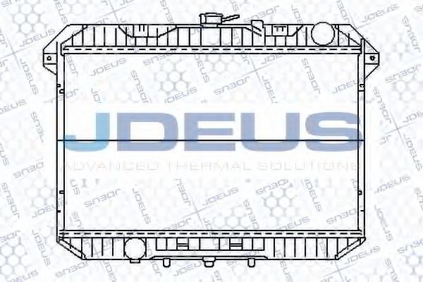 Радиатор, охлаждение двигателя JDEUS 019B15