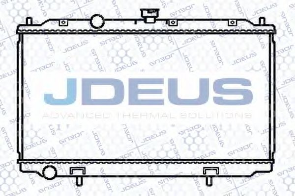 Радиатор, охлаждение двигателя JDEUS 019M56