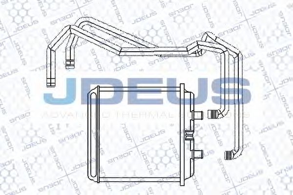 Теплообменник, отопление салона JDEUS RA2140050