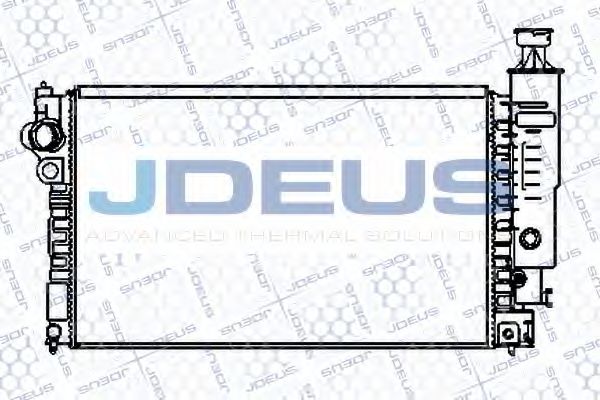 Радиатор, охлаждение двигателя JDEUS 021V33