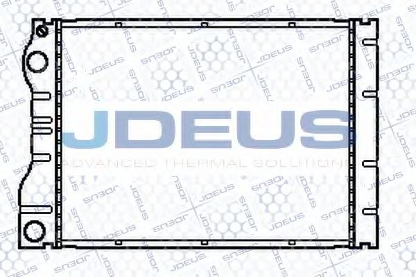 Радиатор, охлаждение двигателя JDEUS 023M29