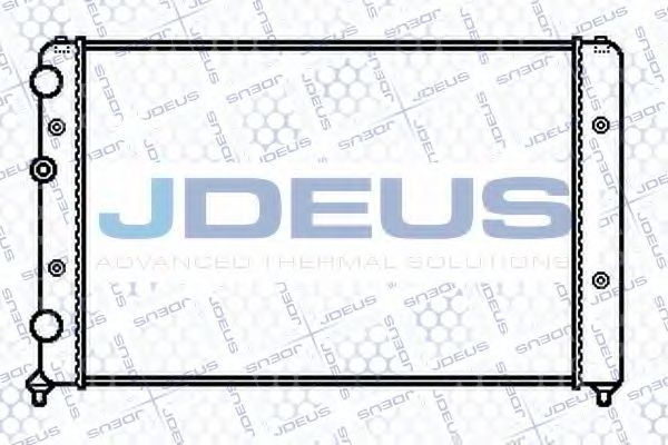 Радиатор, охлаждение двигателя JDEUS 025M18