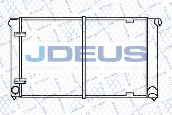 Радиатор, охлаждение двигателя JDEUS 030B35