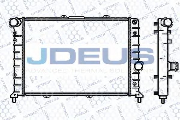 Радиатор, охлаждение двигателя JDEUS 036M10