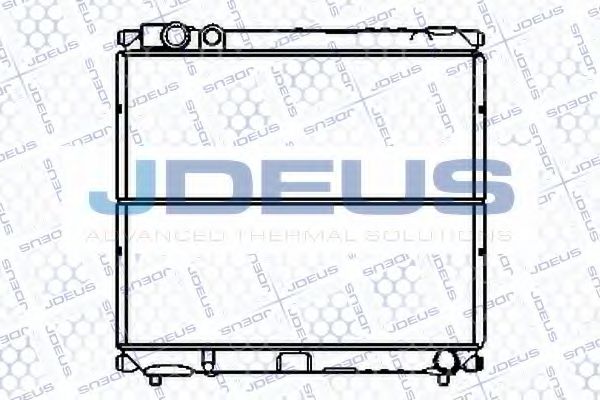 Радиатор, охлаждение двигателя JDEUS 042E08