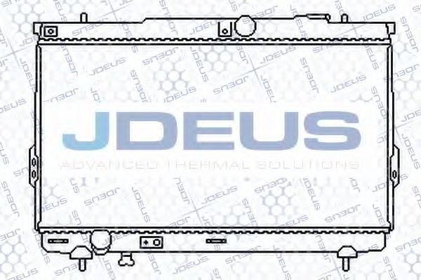 Радиатор, охлаждение двигателя JDEUS 054M24