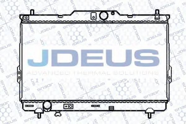 Радиатор, охлаждение двигателя JDEUS 054M25