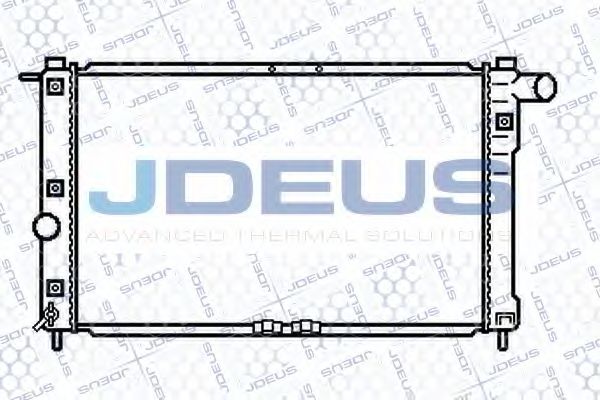 Радиатор, охлаждение двигателя JDEUS 056M02