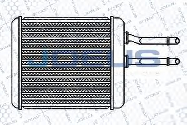 Теплообменник, отопление салона JDEUS 200M12