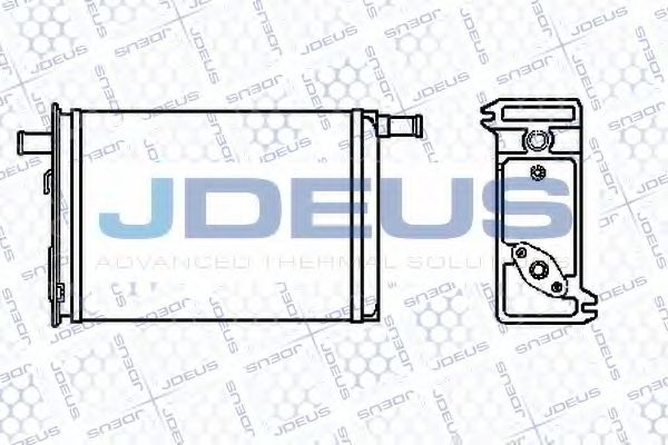 Теплообменник, отопление салона JDEUS 223V09