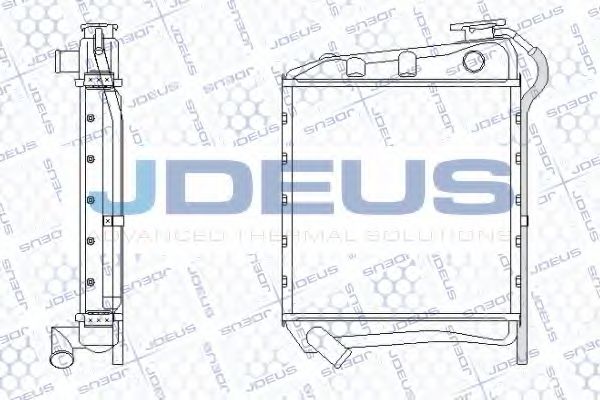Радиатор, охлаждение двигателя JDEUS RA0990220