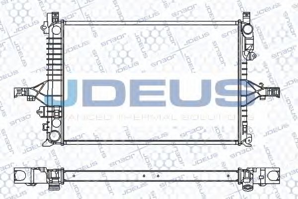 Радиатор, охлаждение двигателя JDEUS RA0310530