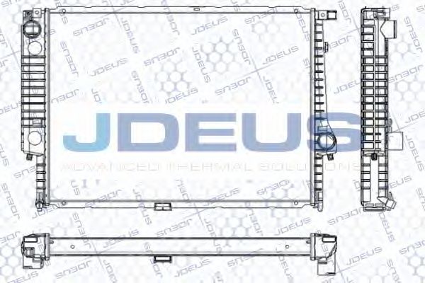 Радиатор, охлаждение двигателя JDEUS RA0050050