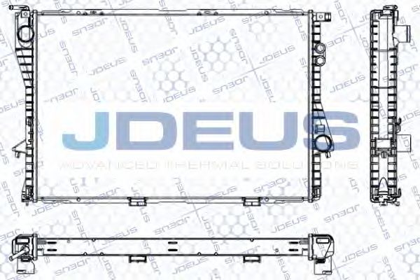 Радиатор, охлаждение двигателя JDEUS RA0050520