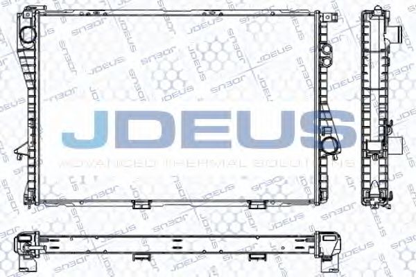 Радиатор, охлаждение двигателя JDEUS RA0050530