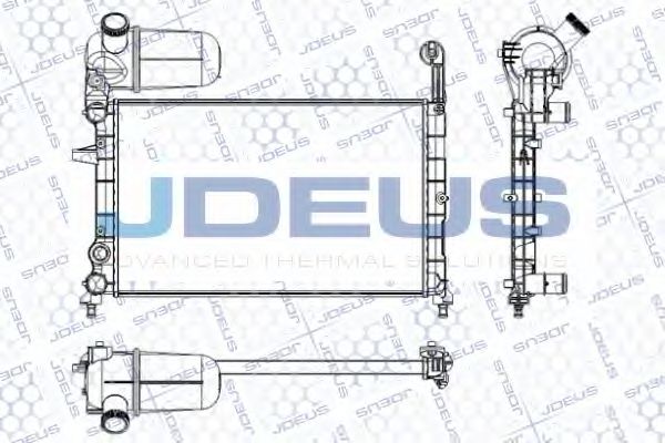 Радиатор, охлаждение двигателя JDEUS RA0110220