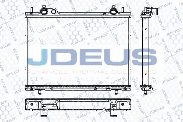 Радиатор, охлаждение двигателя JDEUS RA0110510