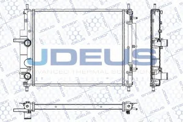 Радиатор, охлаждение двигателя JDEUS RA0110790