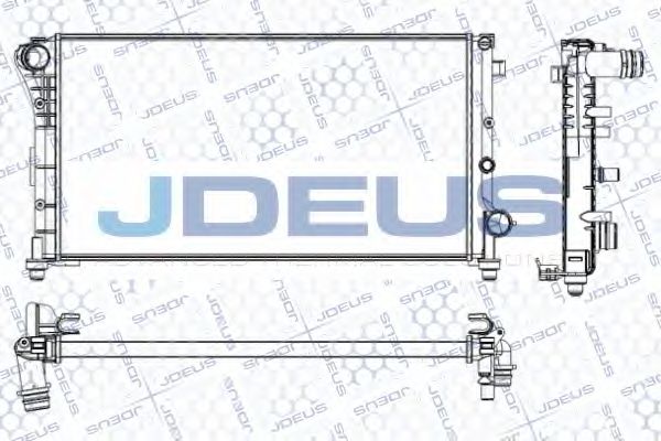 Радиатор, охлаждение двигателя JDEUS RA0111050