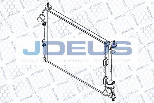 Радиатор, охлаждение двигателя JDEUS RA0111180