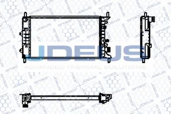 Радиатор, охлаждение двигателя JDEUS RA0120550