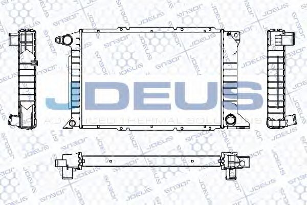 Радиатор, охлаждение двигателя JDEUS RA0120990