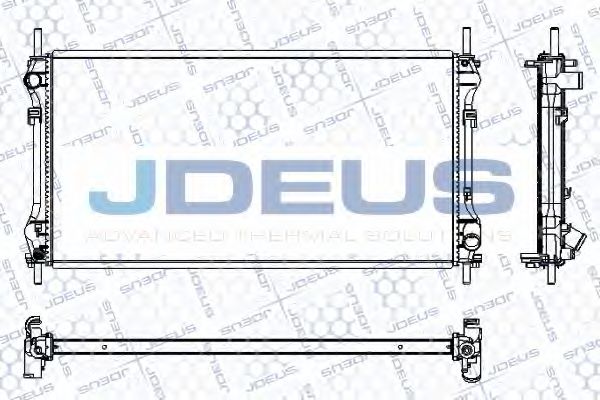 Радиатор, охлаждение двигателя JDEUS RA0121110