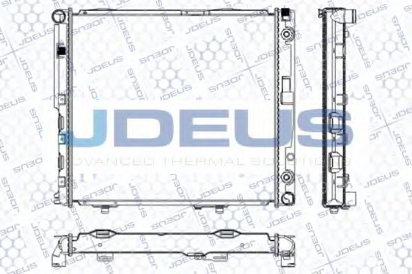 Радиатор, охлаждение двигателя JDEUS RA0170240