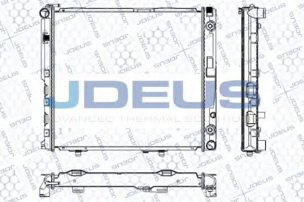 Радиатор, охлаждение двигателя JDEUS RA0170460