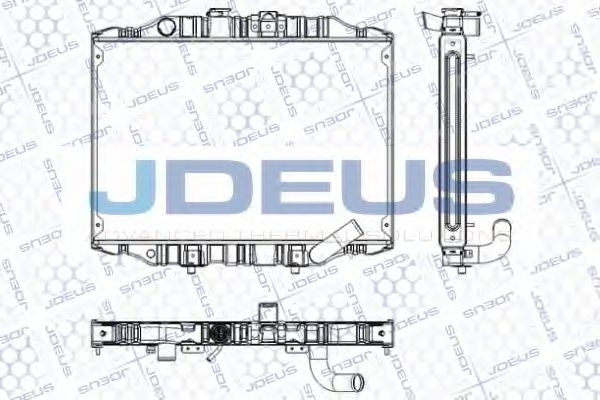 Радиатор, охлаждение двигателя JDEUS RA0180070