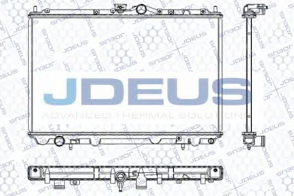 Радиатор, охлаждение двигателя JDEUS RA0180181