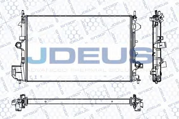 Радиатор, охлаждение двигателя JDEUS RA0200890